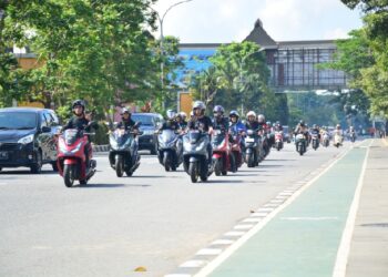 Astra Motor Kalbar Gandeng Paguyuban HWBC Gelar ‘Ride n Chill’: Mempererat Silaturahmi dan Peduli Sesama