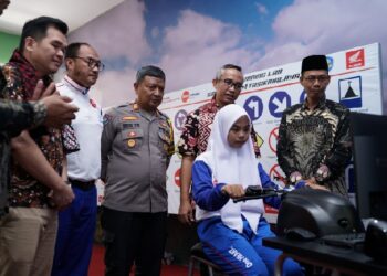 Momen Hari Kebangkitan Nasional, Safety Riding Lab Astra Honda ke-7 Hadir di SMK Negeri 4 Tasikmalaya