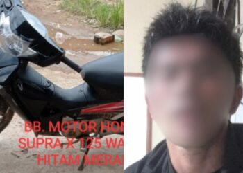 Residivis Kembali Berulah, Curi Motor Demi Sabu dan Judi Online