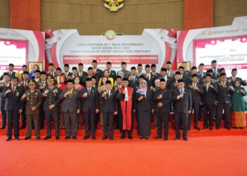 45 Anggota DPRD Kota Pontianak 2024 – 2029 Resmi Dilantik