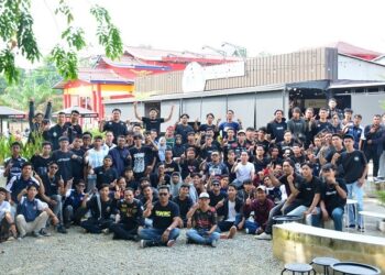 Komunitas Motor Honda Merajut Persaudaraan dalam Touring dan Kopdar Gabungan di Sanggau