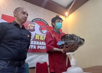 Jadi Kurir Ganja Asal Medan, Karyawan Barbershop di Pontianak Ditangkap