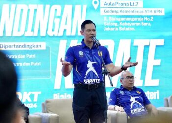 Buka Kejuaraan Karate Hantaru 2024, Menteri AHY Harap Ajang ini Tumbuhkan Rasa Percaya Diri untuk Menjaga Kehormatan Institusi