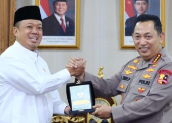 Kunjungi Kapolri, Menteri Nusron Perkuat Kerja Sama untuk Berantas Mafia Tanah