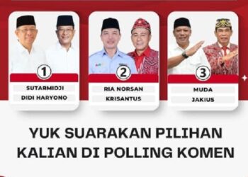 Norsan-Krisantus Unggul di Survei Pilgub Kalbar Versi Netizen PI