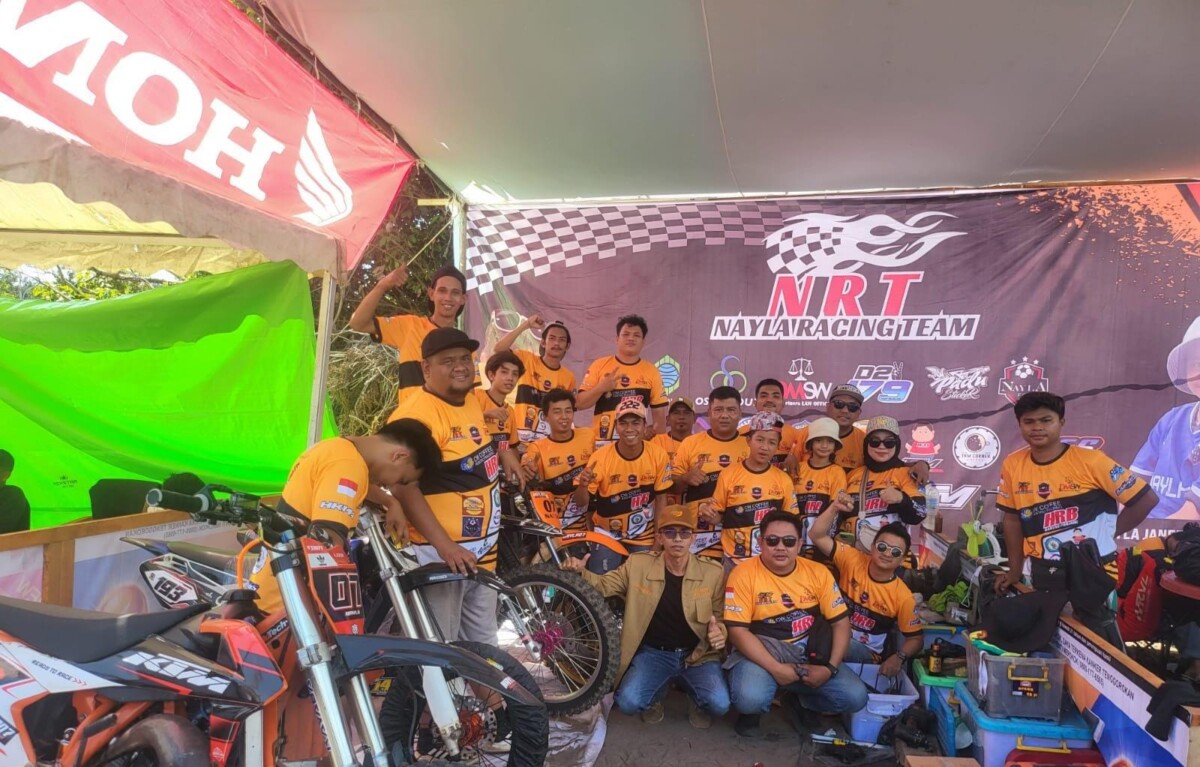 Nayla Racing Team (NRT) unjuk pada grasstrack championship Sutera, Kayong Utara, Kalimantan Barat.