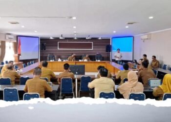 Caption: Pelaksanaan rapat Entry Meeting berakhirnya masa jabatan Bupati dan Wakil Bupati Ketapang. Foto: Prokopim Pemkab Ketapang.