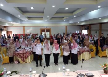 Caption Foto : Foto bersama peserta Workshop Petugas Perpustakaan Tahun 2025.