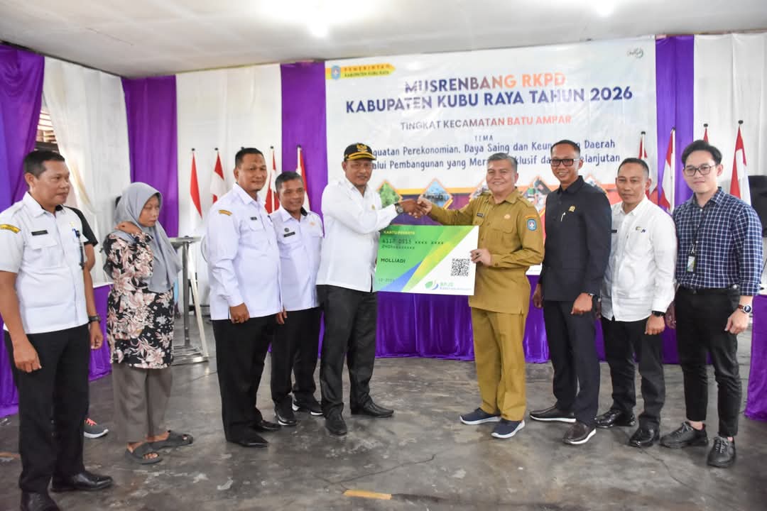 Foto: Yusran Anizam saat menghadiri Musrenbang RKPD Kecamatan Batu Ampar di Aula Kantor Camat Batu Ampar, Rabu (19/2/2025)