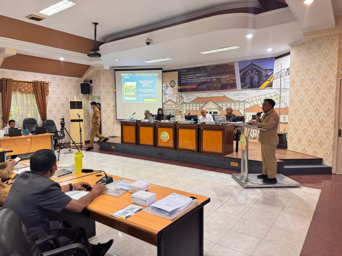 Forum Perangkat Daerah di Aula Rohana Muthalib BAPPERIDA Pontianak, Senin (28/4/2025). Foto : Istimewa.