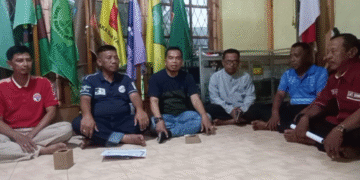 Sejumlah wakil-wakil ketua Kwarcab Kabupaten Mempawah saat rapat panitia persiapan Rakercab tahun 2025