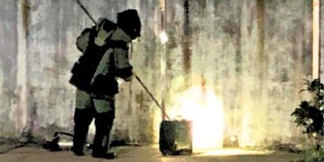 Soleh Muhroni, marbot Masjid Al-Kautsar. Ia kemudian segera melaporkan temuan itu kepada Briptu Yogie, personel PRC Polres Kubu Raya yang tinggal di dekat lokasi masjid.