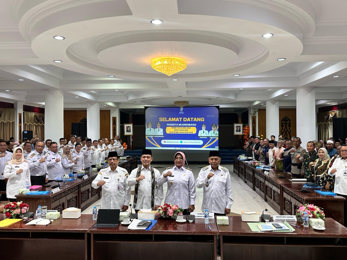 Musrenbang RPJMD dan RKPD Pemkab Mempawah di Balairung Setia Kantor Bupati Mempawah.