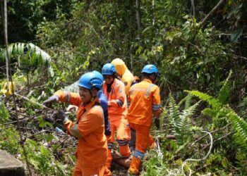 Terobos Cuaca Buruk di Muara Teweh, PLN Gerak Cepat Pulihkan Gangguan Jaringan Transmisi saat Euforia Idul Fitri