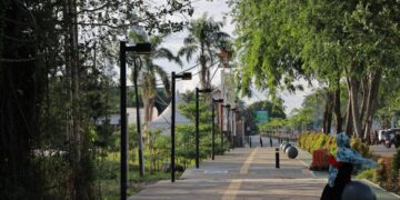 Tata ruang kota yang sudah ditata oleh Pemerintah Kota Pontianak.