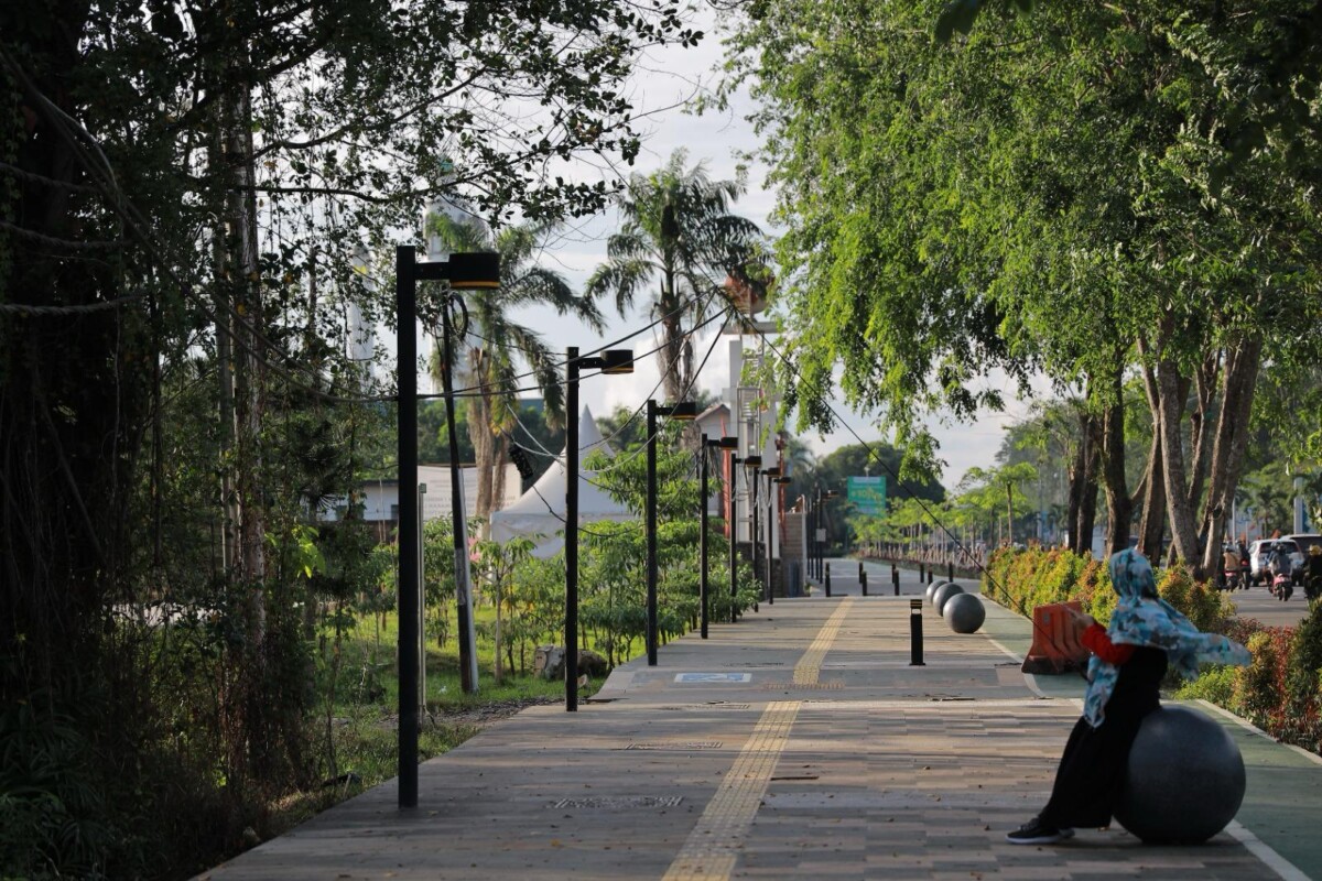 Tata ruang kota yang sudah ditata oleh Pemerintah Kota Pontianak.