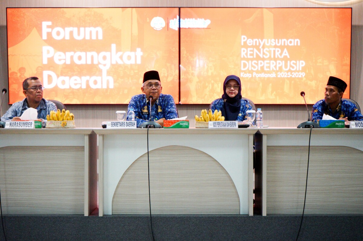 Forum Perangkat Daerah penyusunan Renstras Disperpusip Kota Pontianak