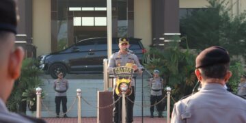 Apel satuan tugas yang dipimpin langsung oleh Kapolres Kubu Raya, AKBP Kadek Ary Mahardika, usai mengikuti rapat koordinasi virtual dengan Mabes Polri.