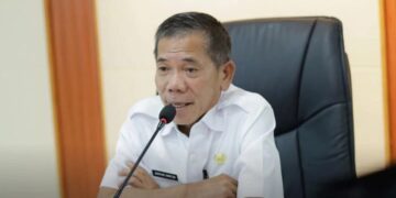 Wakil Bupati Ketapang, Jamhuri Amir ketika memimpin rakor fasilitasi keberaangkatan CJH asal Ketapang. Foto: Prokopim.