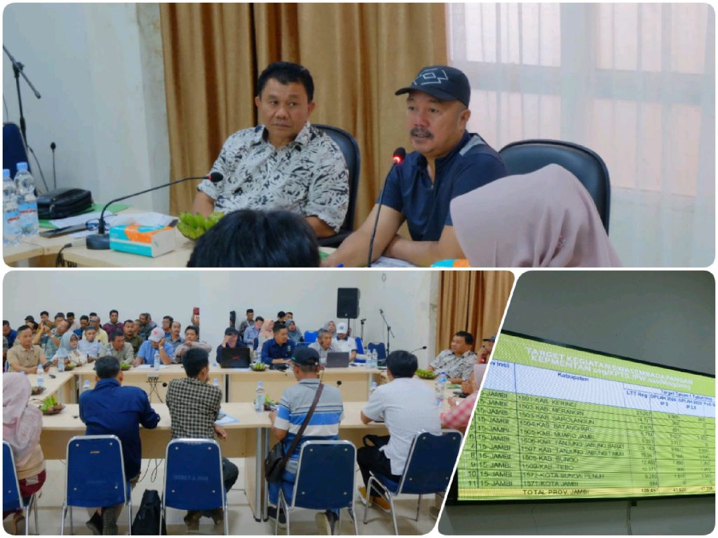 Monadi memimpin rapat strategis di Aula Kantor Bupati Kerinci
