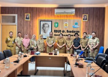 Dinas Kesehatan dan Keluarga Berencana Kayong Utara melakukan studi pembelajaran ke RSUD Dr. Soedarso Pontianak, Selasa, (6/5/2025).