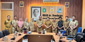 Dinas Kesehatan dan Keluarga Berencana Kayong Utara melakukan studi pembelajaran ke RSUD Dr. Soedarso Pontianak, Selasa, (6/5/2025).