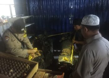Dua Motor Terbakar di Desa Pal 9, Polsek Sungai Kakap Lakukan Penyelidikan