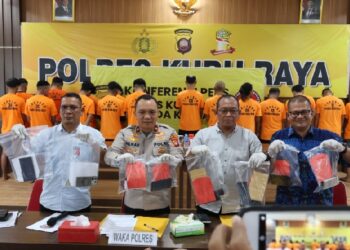 Polres Kubu Raya Amankan Tujuh Pengedar Sabu, Kasus Menonjol di Jalur Perairan