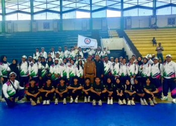 Atlet POPDA Kota Pontianak yang berhasil mengantarkan Juara Umum pada POPDA Kalbar 2025.