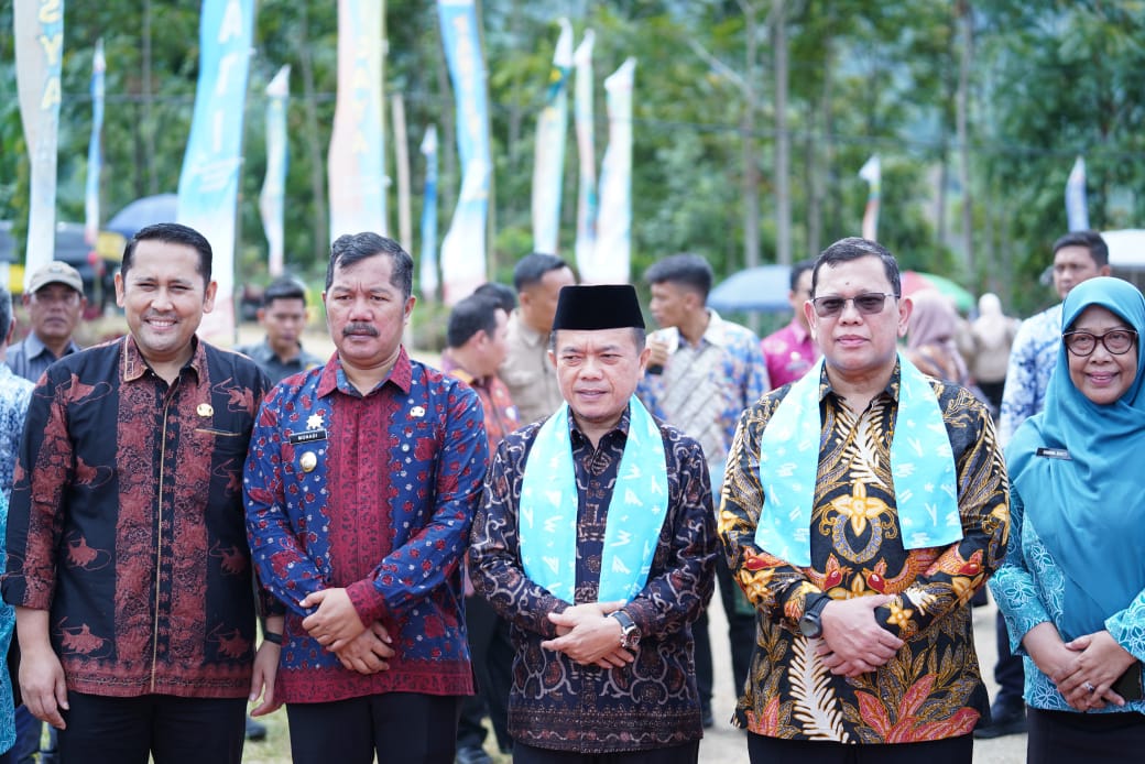 Bupati Kerinci Monadi, S.Sos., M.Si mengucapkan terima kasih atas kepercayaan menjadikan Kerinci sebagai tuan rumah peringatan HARGANAS tahun ini.
