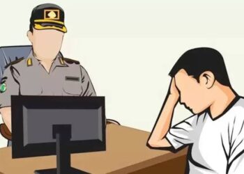 Ilustrasi lapor polisi