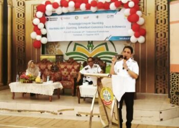 Semarak Kemerdekaan ke-80, PLN dan Pemkot Pontianak Berikan Paket Gizi Cegah Stunting untuk 80 Anak