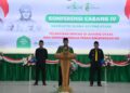 Wakil Bupati Kayong Utara, Amru Chanwari, menghadiri sekaligus membuka acara Konferensi Cabang (Konfercab) IV Pengurus Cabang Nahdlatul Ulama (PCNU) Kabupaten Kayong Utara Tahun 2025, Foto (Porkopim)