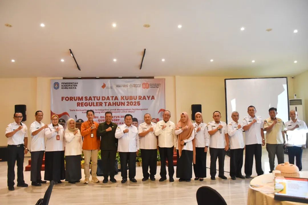 Pemkab Kuburaya gelar kegiatan Forum Satu Data Kubu Raya Reguler Tahun 2025 di Hotel Qubu Resort, Rabu (6/8/2025).