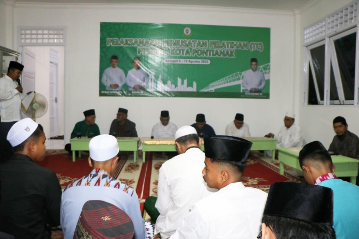 TC di Gedung LPTQ Kota Pontianak, Jumat (8/8/2025) malam.