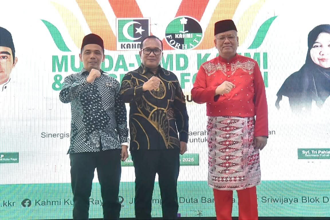 Sujiwo apresiasi Musda V MD KAHMI dan Musda III Forum Alumni HMI-Wati (FORHATI) Kabupaten Kubu Raya Sabtu (10/8/2025)