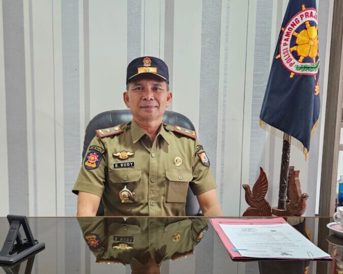 Kasatpol PP Kabupaten Jember Bambang Rudiyanto (foto: Sigit Priyono/Jurnalis.co.id)