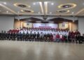 Pengukuhan Paskibraka 2025, Bupati Fawait: Cintailah Bendera Merah Putih bukan yang Lain