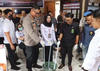 Polres Mempawah Musnahkan 72,86 Gram Sabu dari Empat Perkara