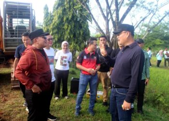 Pembangunan Bundaran Gaforaya dan pedestrian dari Bundaran Gaia–Four Points–Astra–Yamaha (Gaforaya) hingga simpang Polda Kalbar dimulai, Jumat (19/9/2025).