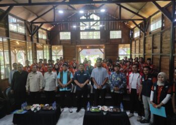 Pembukaan Jambore KIPAN Jember di bumi perkemahan PPG Durian di Desa Sidomulyo Kecamatan Silo, Jember (foto: Jurnalis.co.id/Sigit)