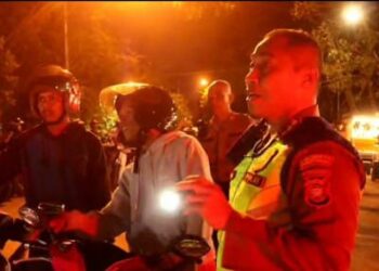 Polresta Pontianak tegas tindak tegas aksi knalpot berisik, Sabtu malam (9/11)
