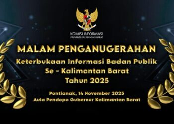 168 Badan Publik di Kalbar Rebut Predikat Informatif 2025