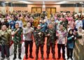 Syukuran HUT ke-80 Brimob RI yang berlangsung di Aula Praja Utama, Kantor Bupati Kubu Raya, Jumat (14/11/2025).