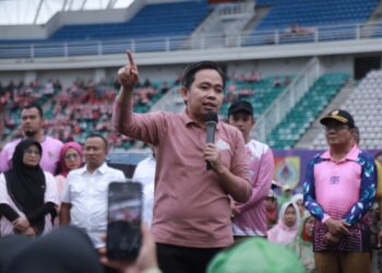 Bupati Fawait pimpin langsung kegiatan OSMA istimewa di JSG (foto: Diskominfo Jember)