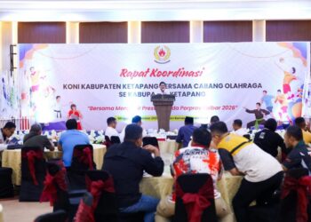 Pelaksanaan Rakor KONI bersama Cabor jelang Porprov.