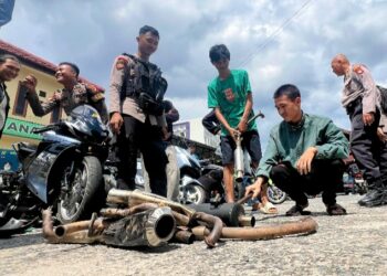 Marak Balap Liar di Pontianak, Polisi Imbau Bengkel Tak Jual Knalpot Brong