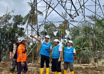 PLN Terus Kebut Siang Malam Perbaiki Jalur Listrik Langsa-Pangkalan Brandan, Penopang Pemulihan Kelistrikan Aceh