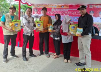 GPM yang dilaksanakan Dinas Ketahanan Pangan Kalbar di Kota Putussibau. Taufik