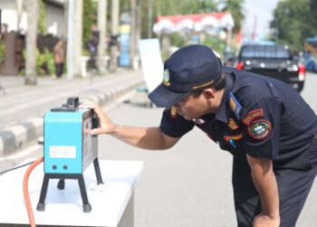 Uji Emisi yang dilakukan Pemerintah Kota Pontianak beberapa waktu lalu.